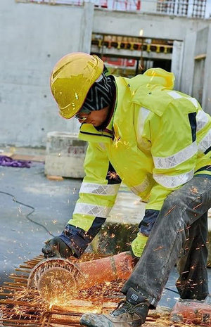 ELMETTO DI PROTEZIONE 'E1' NERI Col. Giallo - NERI
