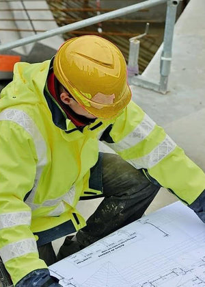 ELMETTO DI PROTEZIONE 'E1' NERI Col. Giallo - NERI