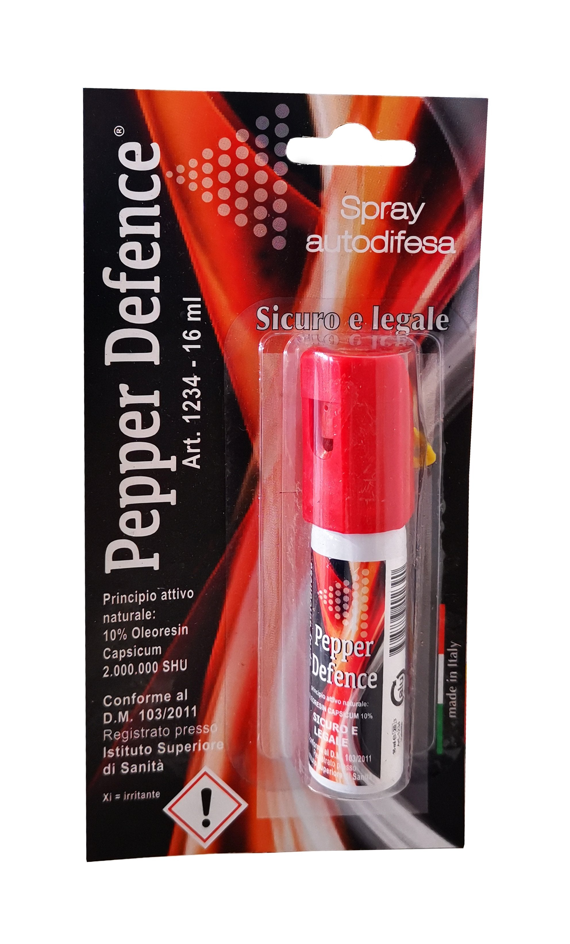 SPRAY ANTIAGGRESSIONE 'PEPPER DEFENCE' 16 ml