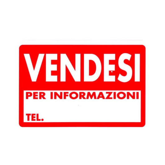 CARTELLO 'VENDESI' 20x30 cm - 10 pezzi