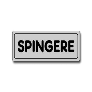 ETICHETTA 'SPINGERE' 15x5 cm - 10 pezzi