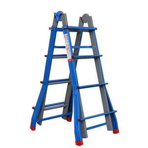 SCALA MULTIUSO 'METALLIKA' 4+5 gradini - MARCHETTI