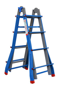 SCALA MULTIUSO 'METALLIKA' 4+5 gradini - MARCHETTI