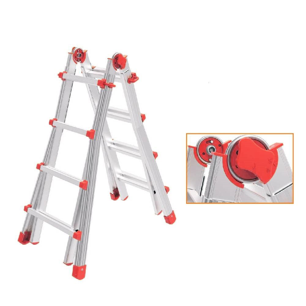 SCALA MULTIUSO 'SQUADRA PIU'' 5+5 gradini - MARCHETTI