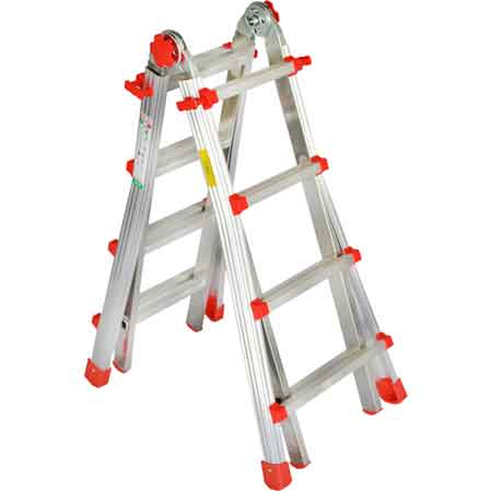 SCALA MULTIUSO 'SQUADRA PIU'' 6+6 gradini - MARCHETTI