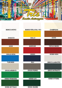 SMALTO ANTIRUGGINE IN SECCHIO 'TRIS' IDEAL STAR 2,5 lt - Nero - IDEAL STAR