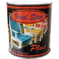 SMALTINO 'PLUS' IDEAL STAR 0,125 lt - Nero opaco - IDEAL STAR