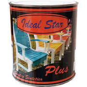 SMALTO 'PLUS' IDEAL STAR 0,750 lt - Rosso - IDEAL STAR