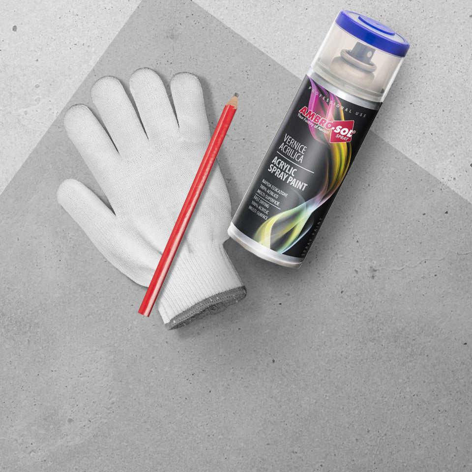 BOMBOLETTA SPRAY ACRILICO UNIVERSALE 400 ML Alluminio RAL 9006 - 6 pezzi- AMBROSOL