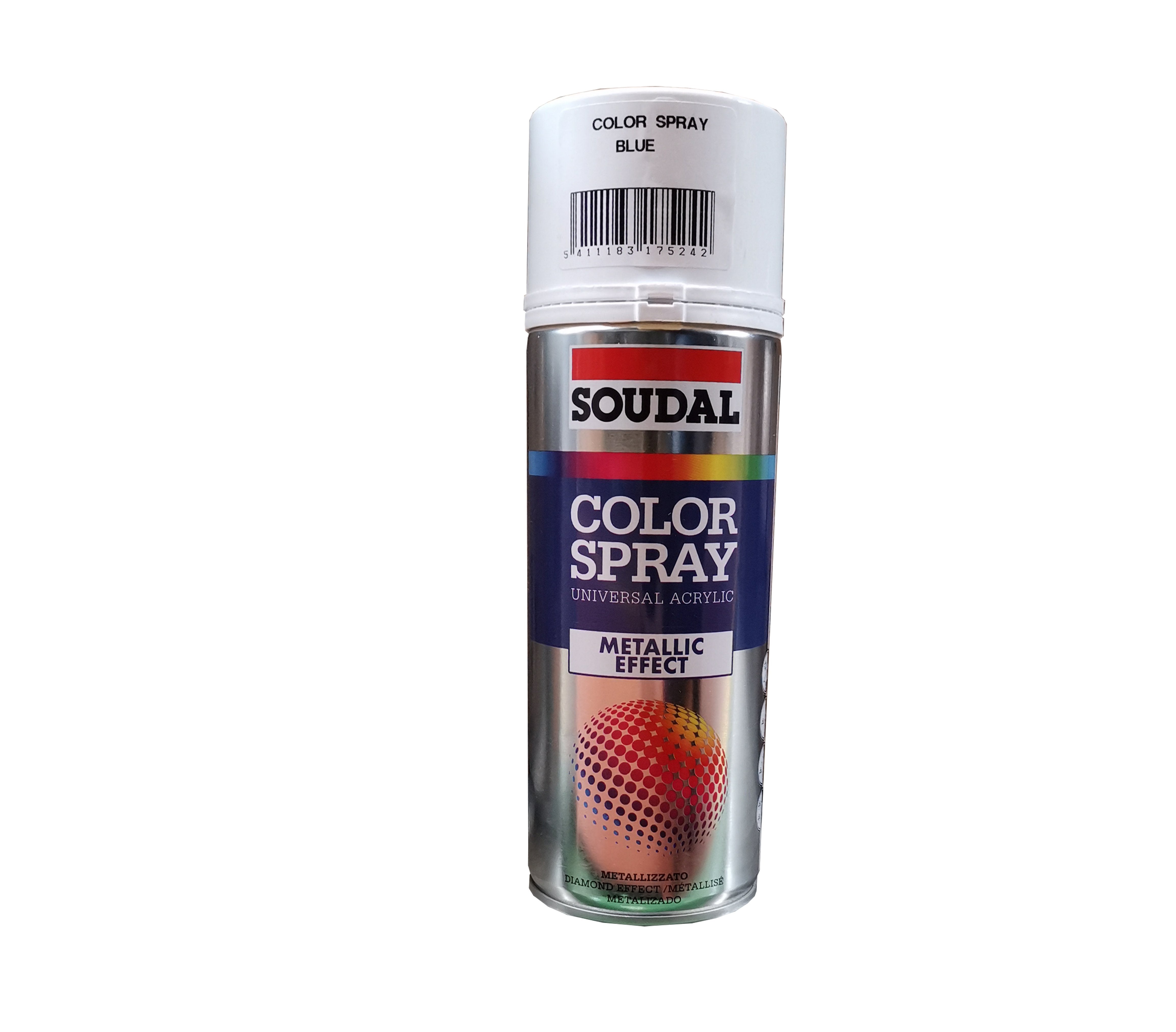 BOMBOLETTA SPRAY METALLIZZATO SOUDAL 400 ml - Verde - 6 pezzi- SOUDAL