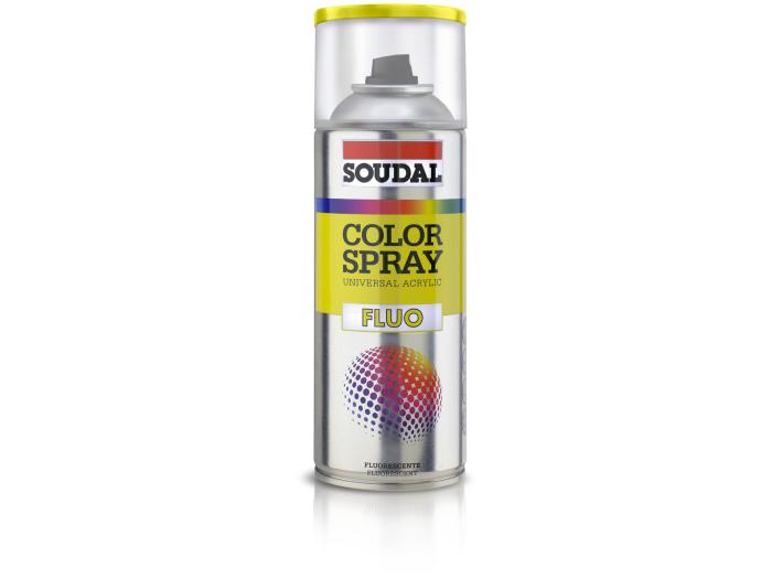 BOMBOLETTA SPRAY FLUORESCENTE SOUDAL 400 ml - Giallo - 6 pezzi- SOUDAL
