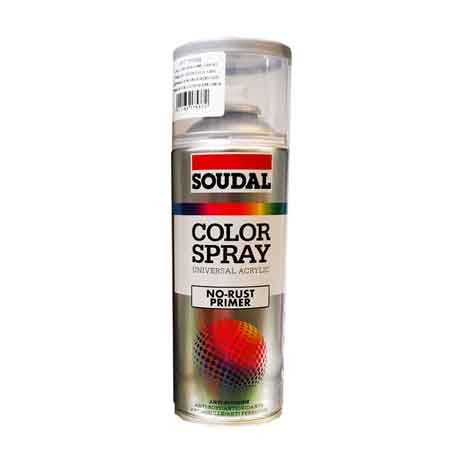 BOMBOLETTA ANTIRUGGINE SOUDAL 400 ml - Grigia - 6 pezzi- SOUDAL