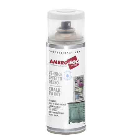 BOMBOLETTA SPRAY EFFETTO GESSO AMBROSOL 400 ml Lavanda provenza - 6 pezzi- AMBROSOL