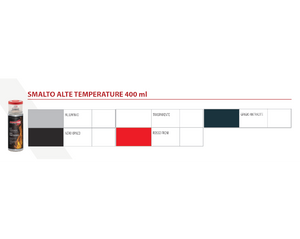 SMALTO SPRAY ALTE TEMPERATURE 400 ml - Trasparente - 6 pezzi- AMBROSOL