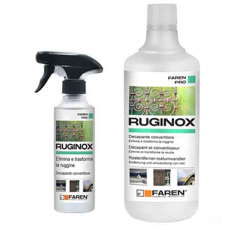 CONVERTITORE DI RUGGINE 'RUGGINOX' 250 ml - spray - FAREN