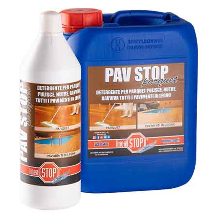 DETERGENTE PROFUMATO PER PARQUET 'PAV STOP PARQUET' 1 lt - DIXI