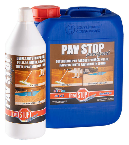 DETERGENTE PROFUMATO PER PARQUET 'PAV STOP PARQUET' 1 lt - DIXI
