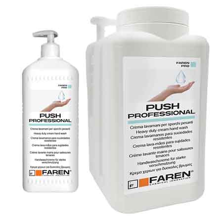 PASTA BIANCA ABRASIVA 'PUSH PROFESSIONAL' 5000 ml - con dosatore - FAREN