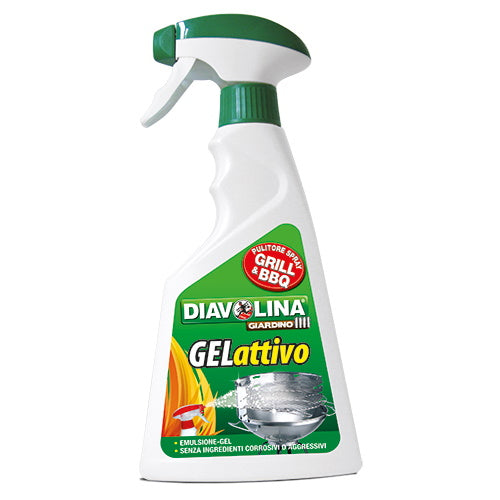 PULITORE PER GRIGLIE E BARBECUE 'GEL ATTIVO' DIAVOLINA 500 ml - DIAVOLINA