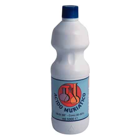 ACIDO CLORIDRICO 5 lt - 4 pezzi