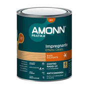 IMPREGNANTE A SOLVENTE EFFETTO CERA AMONN 0,75 lt - Noce scuro - AMONN