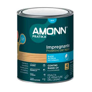 IMPREGNANTE ALL'ACQUA AMONN 2,50 lt - Noce scuro - AMONN
