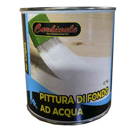PITTURA DI FONDO ALL'ACQUA CARDINALE 0,75 lt - CARDINALE