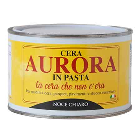 CERA IN PASTA PER LEGNO 'AURORA' 500 ml - Col. Gialla