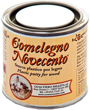STUCCO PER LEGNO 'COMELEGNO' 250 ml - Noce scuro - CERA NOVECENTO