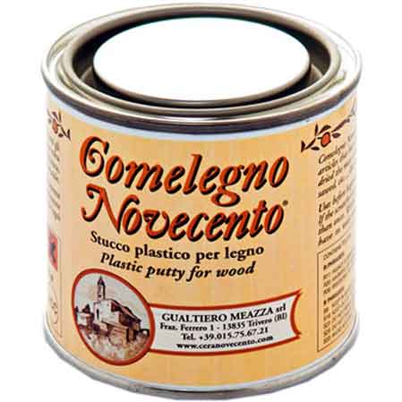 STUCCO PER LEGNO 'COMELEGNO' 250 ml - Noce chiaro - CERA NOVECENTO