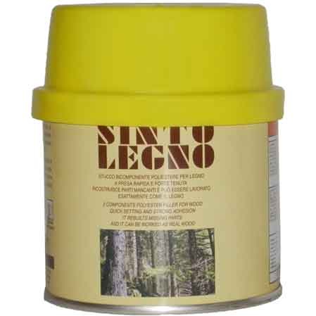STUCCO PER LEGNO 'SINTOLEGNO' 375 ml - Scuro - SINTOLIT