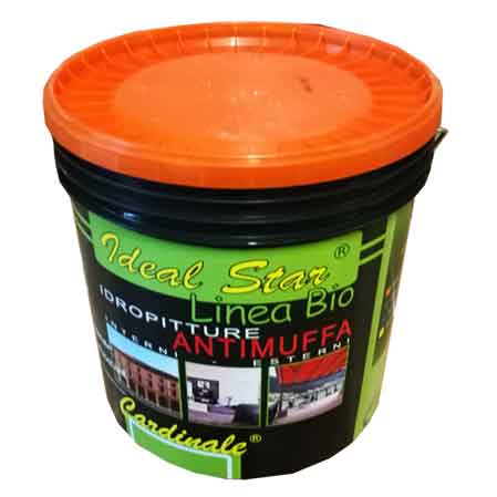 IDROPITTURA SEMILAVABILE ANTIMUFFA IDEAL STAR 14 lt - IDEAL STAR