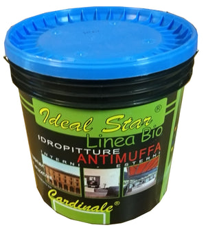 IDROPITTURA SUPERLAVABILE ANTIMUFFA IDEAL STAR 4 lt - IDEAL STAR