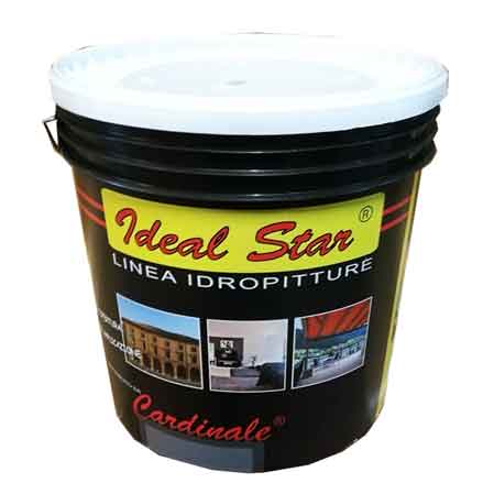 PITTURA ACRILICA PER TETTI IDEAL STAR 5 kg - Rossa - IDEAL STAR
