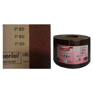 TELA ABRASIVA 'IMJ' Grana 100 - rotolo mm 120x25 mt - IMPERIAL ABRASIVI