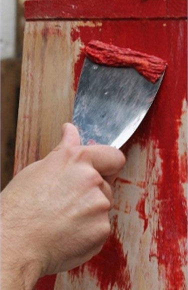 SPATOLA MANICO LEGNO IDEAL STAR 80 mm - IDEAL STAR