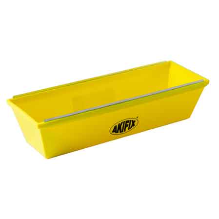 VASCHETTA PORTASTUCCO CON LAMELLE PULISCI SPATOLA 30 cm - AKIFIX