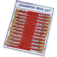 PENNELLI STANDARINI SU CARTELLA n° 2 - 24 pezzi - PENNELLIFICIO PARTENOPEO