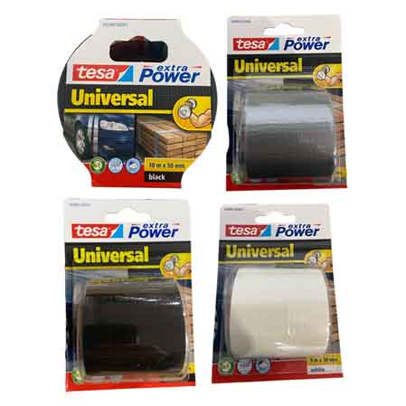 NASTRO TELATO 'EXTRA POWER UNIVERSAL' TESA mm 50x5 mt - Col. Nero