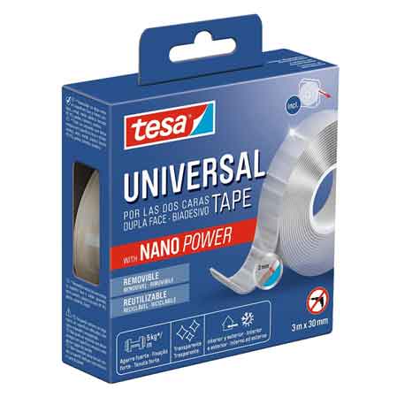 NASTRO BIADESIVO REMOVIBILE 'UNIVERSAL TAPE' TESA 30 mm x 3 mt - TESA