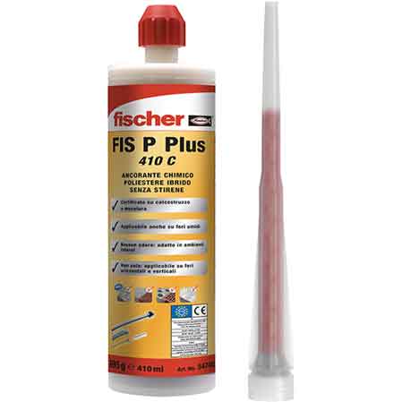 ANCORANTE CHIMICO 'FIS P PLUS 410 C' 410 ml - FISCHER
