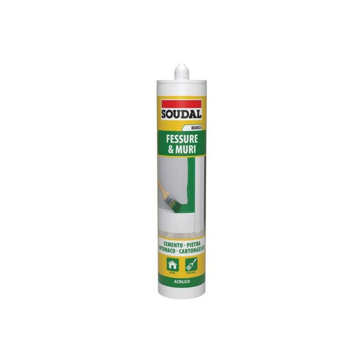 SILICONE ACRILICO 'TURBO' SOUDAL 300 ml - Bianco - SOUDAL