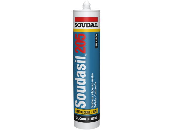 SIGILLANTE NEUTRO PER EDILIZIA 'SOUDASIL 205' SOUDAL 310 ml - Bianco - SOUDAL