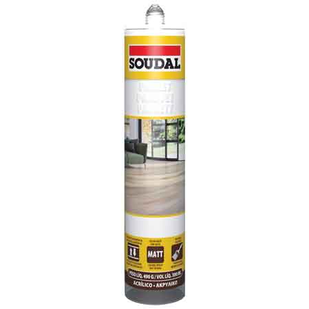 SILICONE LEGNO SOUDAL 300 ml - Rovere chiaro - SOUDAL
