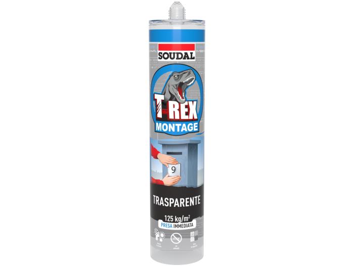 ADESIVO SIGILLANTE 'T-REX TRASPARENTE' SOUDAL 295 g - SOUDAL