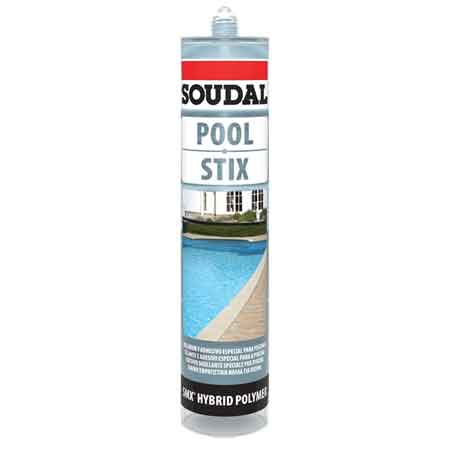 ADESIVO SIGILLANTE 'POOL STIX' SOUDAL 290 ml - Blu chiaro - SOUDAL