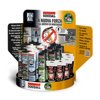 ESPOSITORE DA BANCO 'FIX ALL VS T-REX' SOUDAL 24 pezzi - SOUDAL