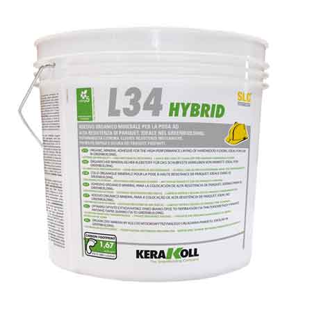 ADESIVO PER PARQUET 'L34 HYBRID' KERAKOLL 16 Kg - Col. Neutro - 16 kg