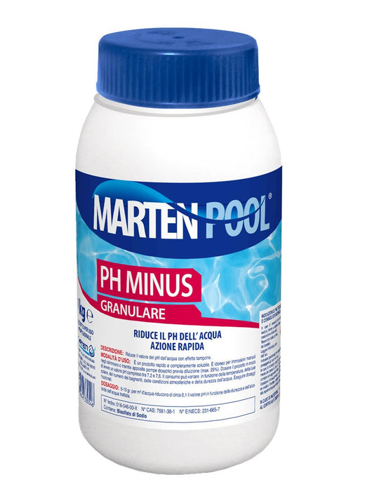 REGOLATORE DI PH MINUS GRANULARE 1 kg - MARTEN