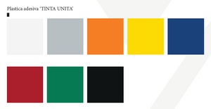 PLASTICA ADESIVA 'TINTA UNITA' H. cm 45x15 mt